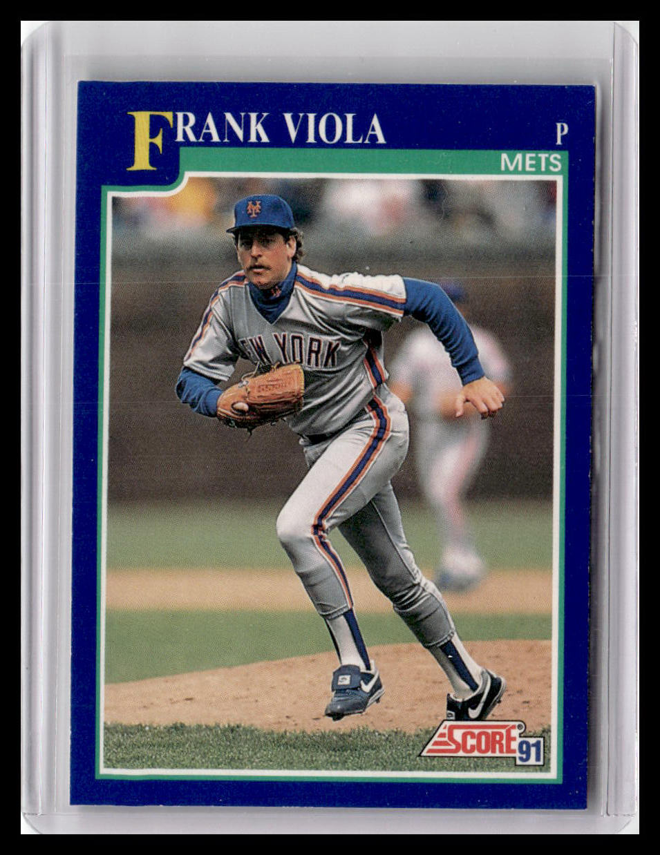 1991 Score Frank Viola Blue Border #460