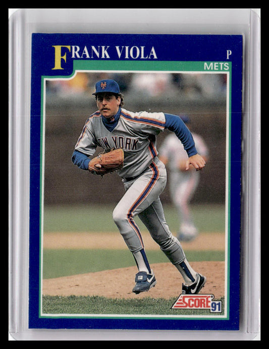 1991 Score Frank Viola Blue Border #460