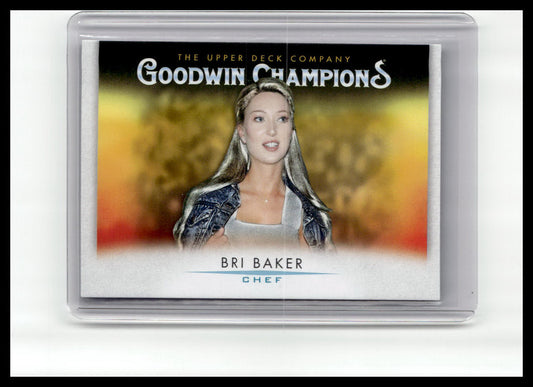 Trading card featuring Bri Baker with 'Goodwin Champions' branding