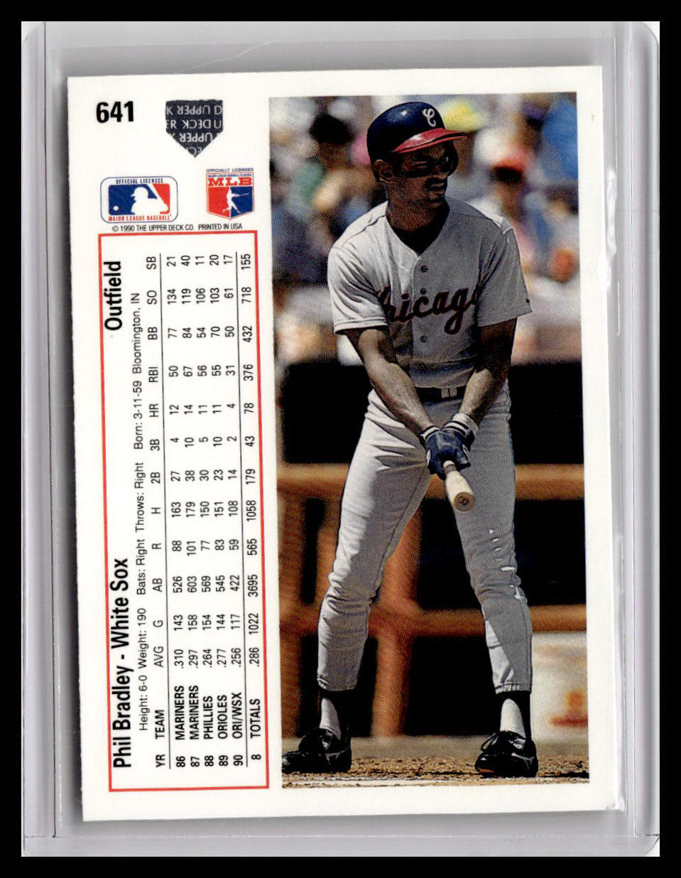 1991 Upper Deck Phil Bradley #641