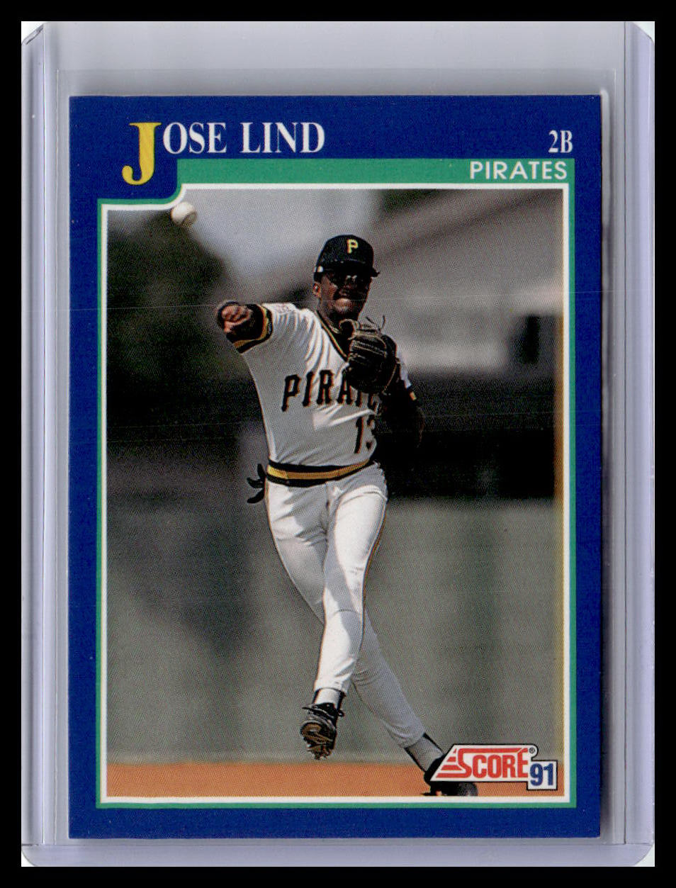 1991 Score Jose Lind Border #461