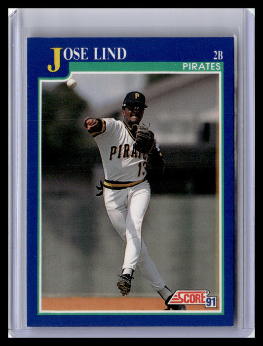 1991 Score Jose Lind Border #461