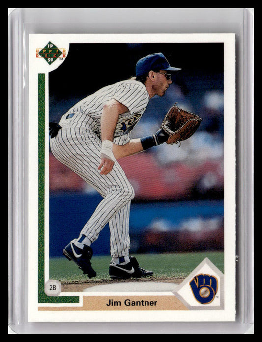 1991 Upper Deck Jim Gantner #618
