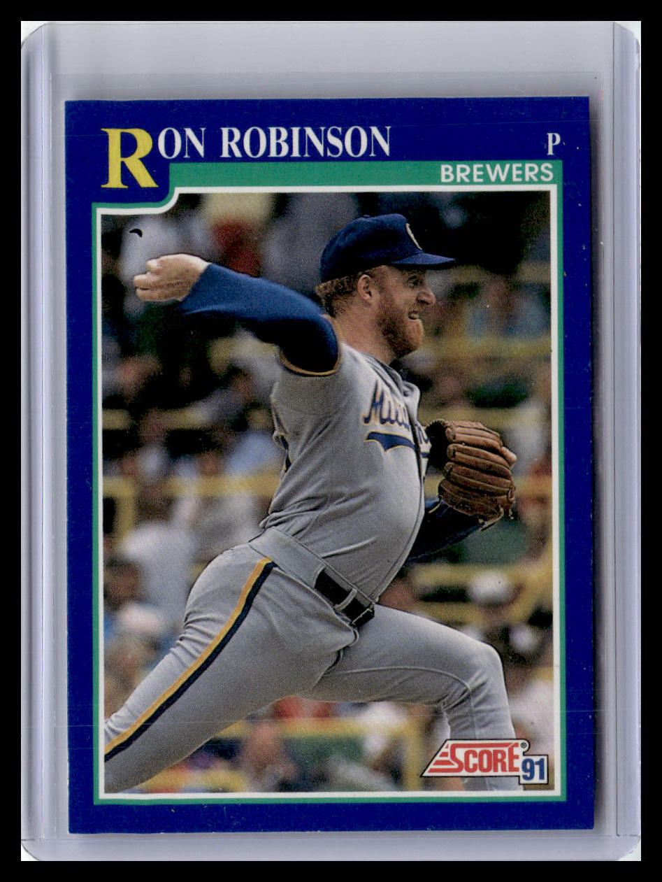 1991 Score Ron Robinson Blue Border #517