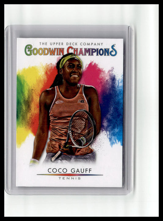 2021 Goodwin Champions Coco Gauff Splash Of Color #135