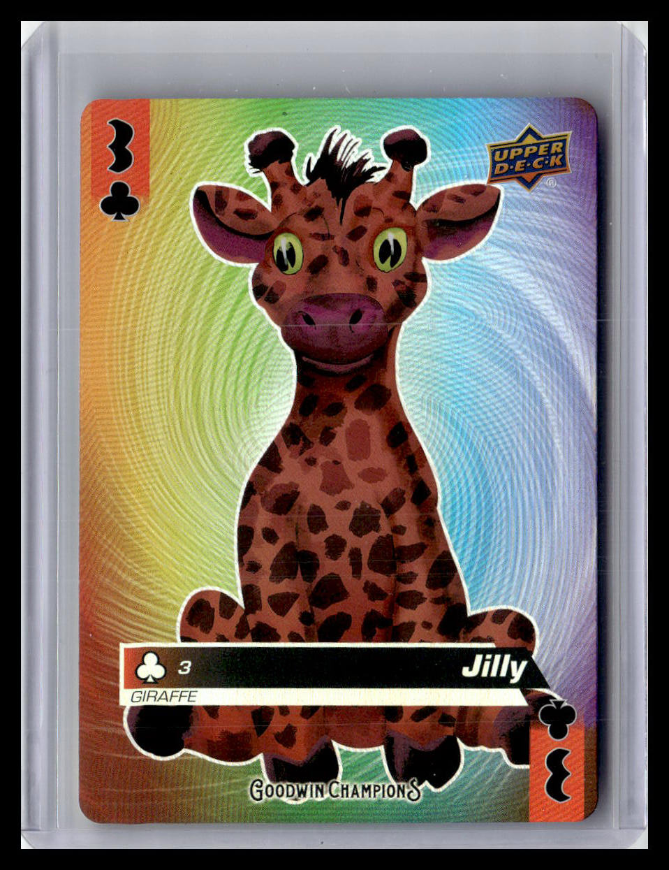 2021 Goodwin Champions Jilly Giraffe Three of Clubs