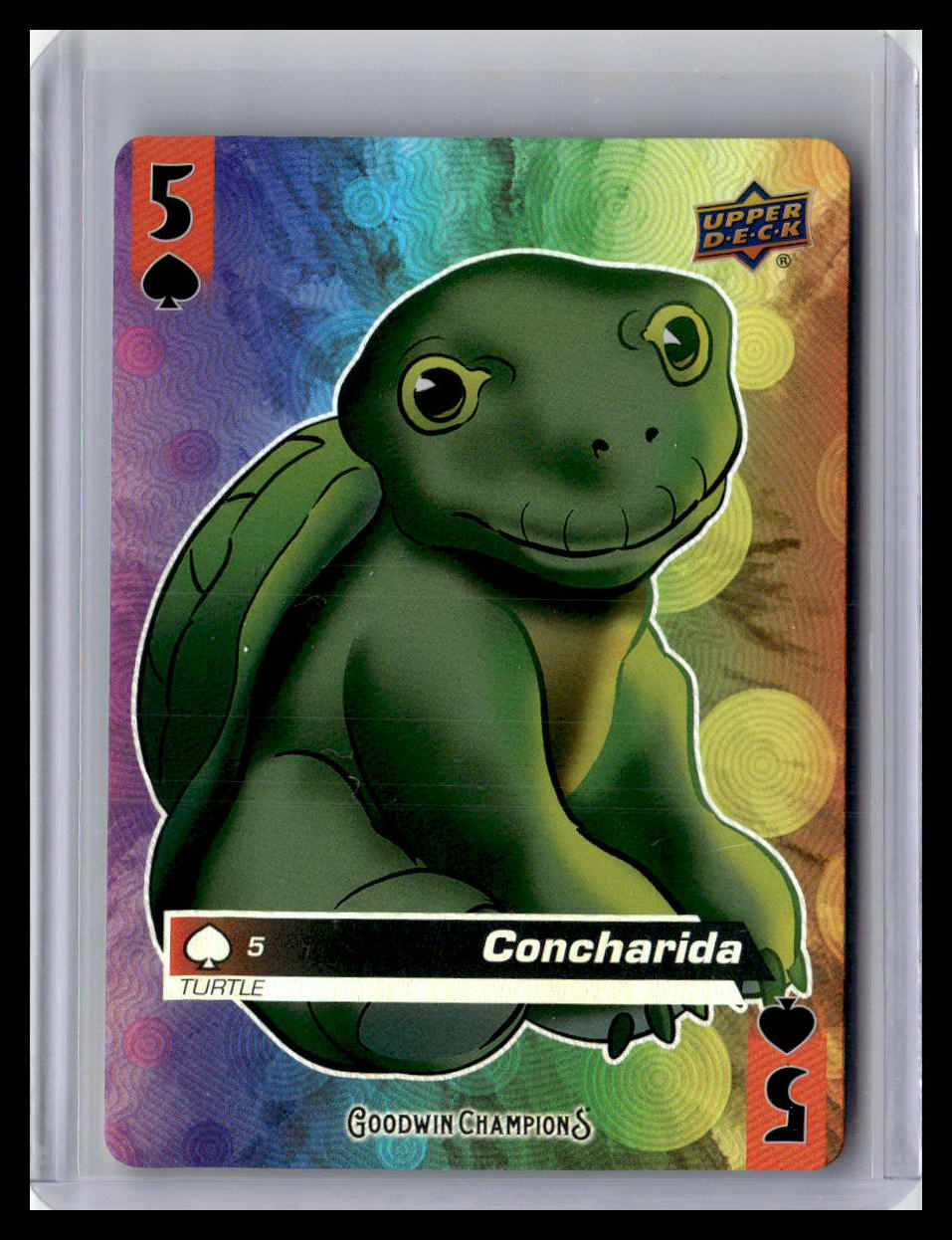 2021 Goodwin Champions Concharida Turtle Five of Spades