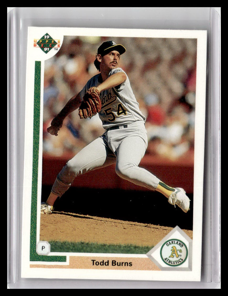 1991 Upper Deck Todd Burns #404