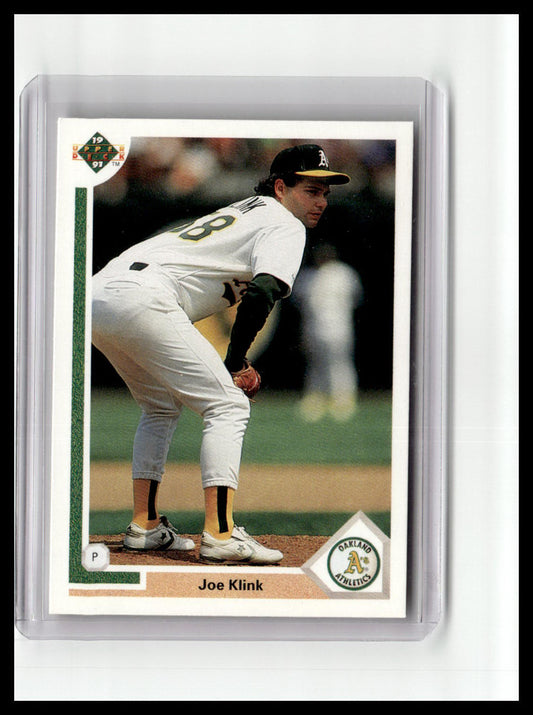 1991 Upper Deck Joe Klink #468