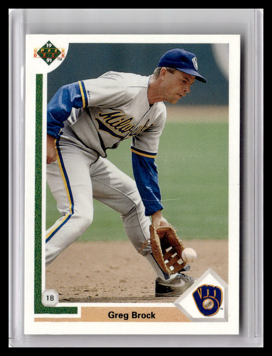 1991 Upper Deck Greg Brock #289