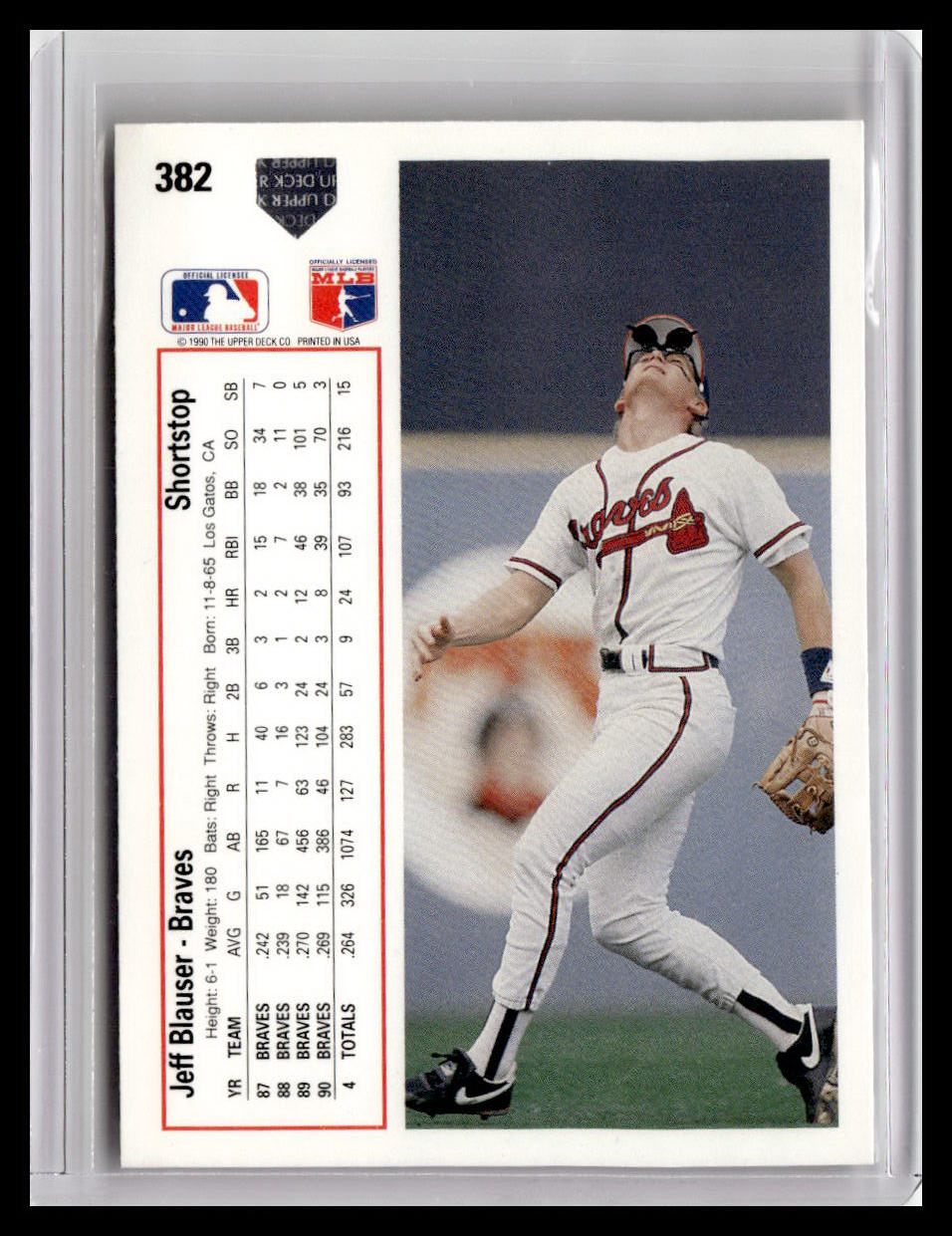 1991 Upper Deck Jeff Blauser #382