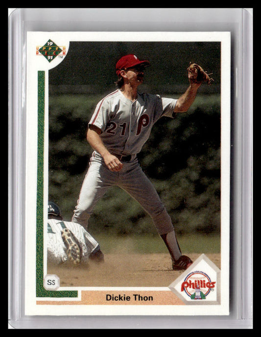 1991 Upper Deck Dickie Thon #449