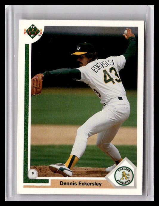 1991 Upper Deck Dennis Eckersley #172