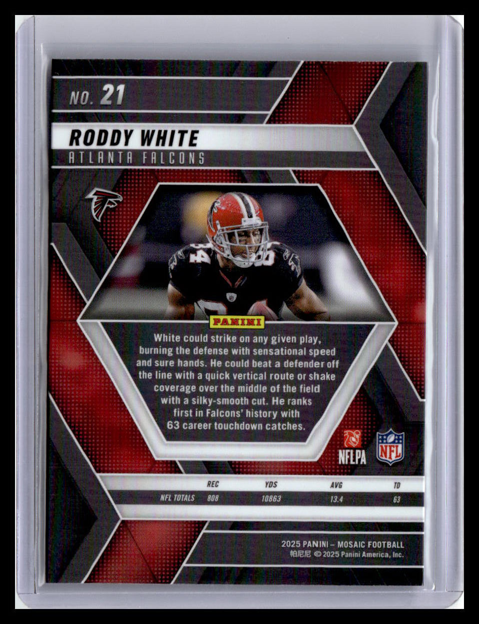 2025 Panini Mosaic Roddy White #21