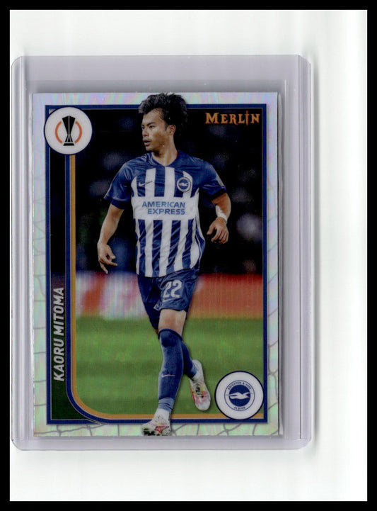 2023-24 Merlin UEFA Club Competitions #29 Kaoru Mitoma Refractor