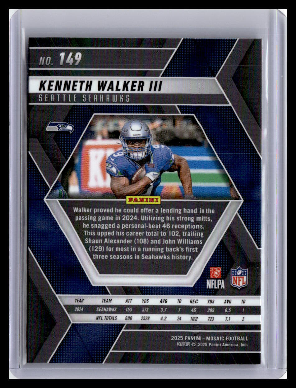 2025 Panini Mosaic Kenneth Walker III #149