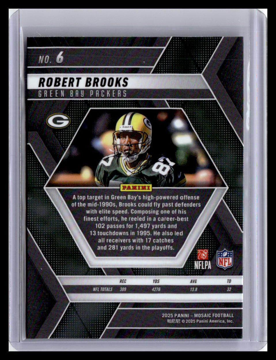 2025 Panini Mosaic Robert Brooks #6