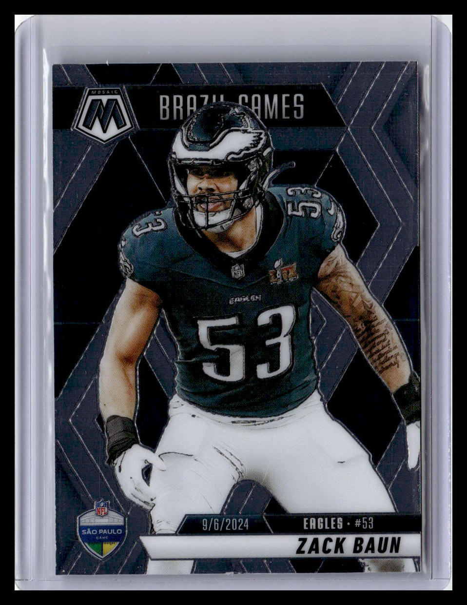 2025 Panini Mosaic Zack Baun Brazil Games #268