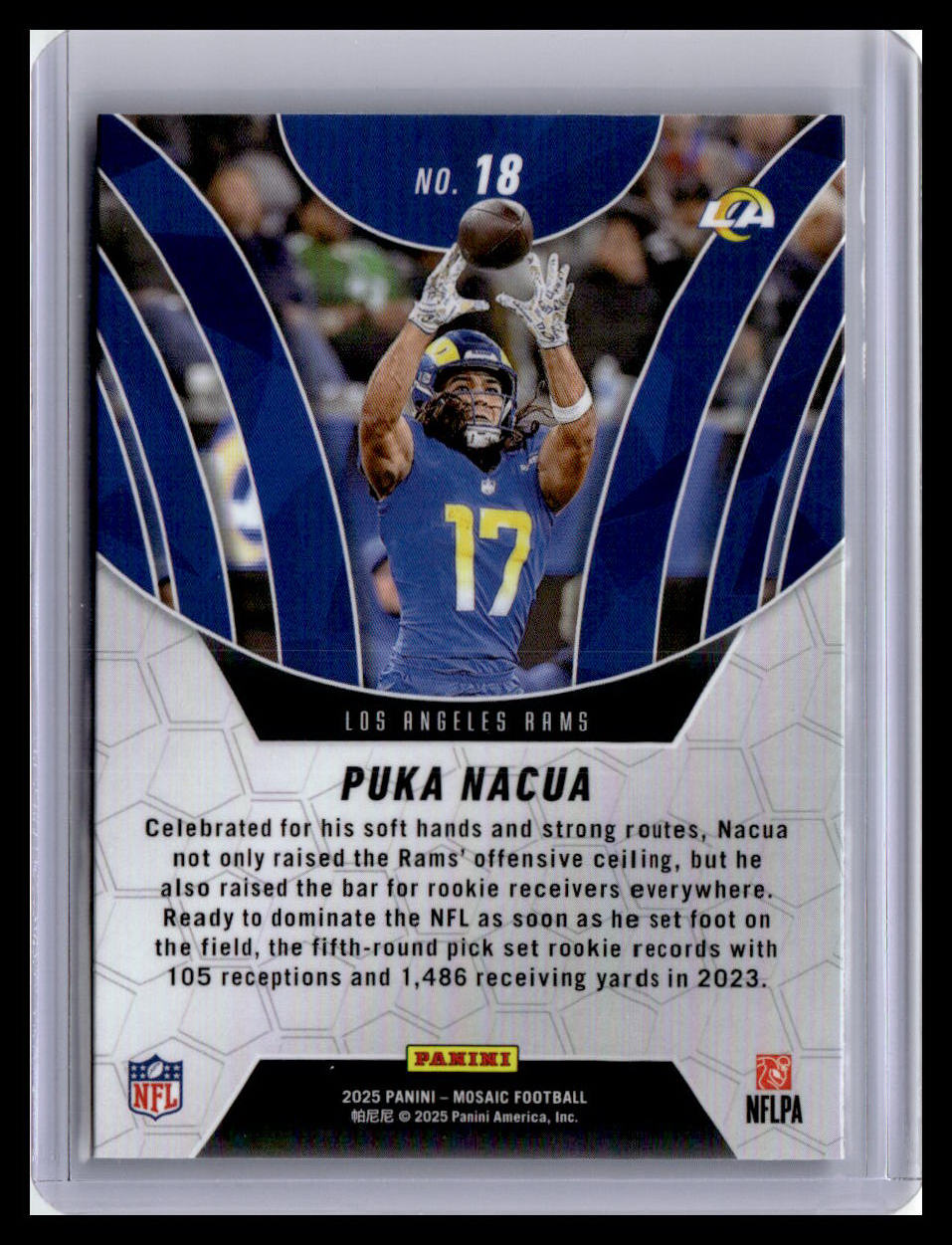 2025 Panini Mosaic Puka Nacua Elevate #18
