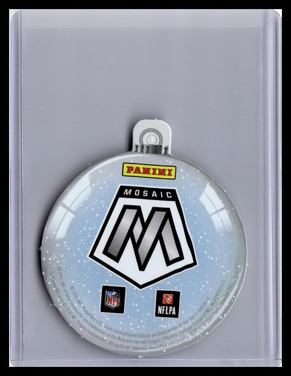 2025 Panini Mosaic Player Ornament Card Jalen Hurts