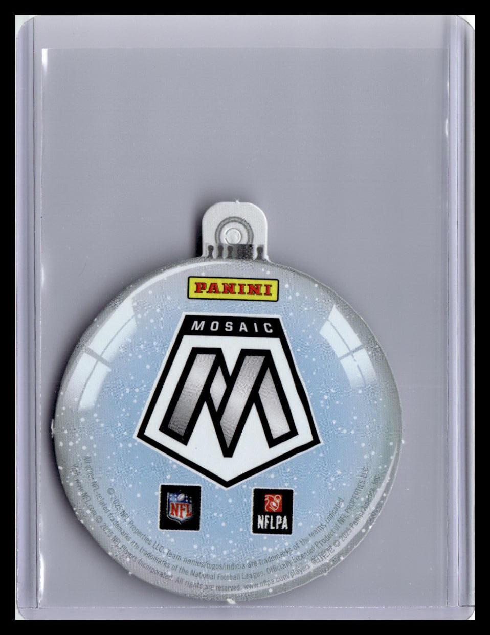 2025 Panini Mosaic Player Ornament Card Justin Herbert