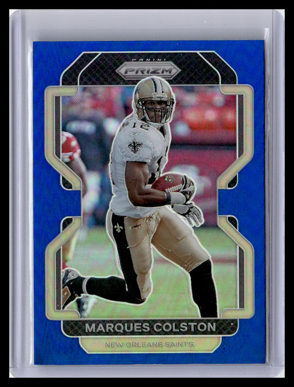 2021 Panini Prizm #310 Marques Colston Blue Prizm