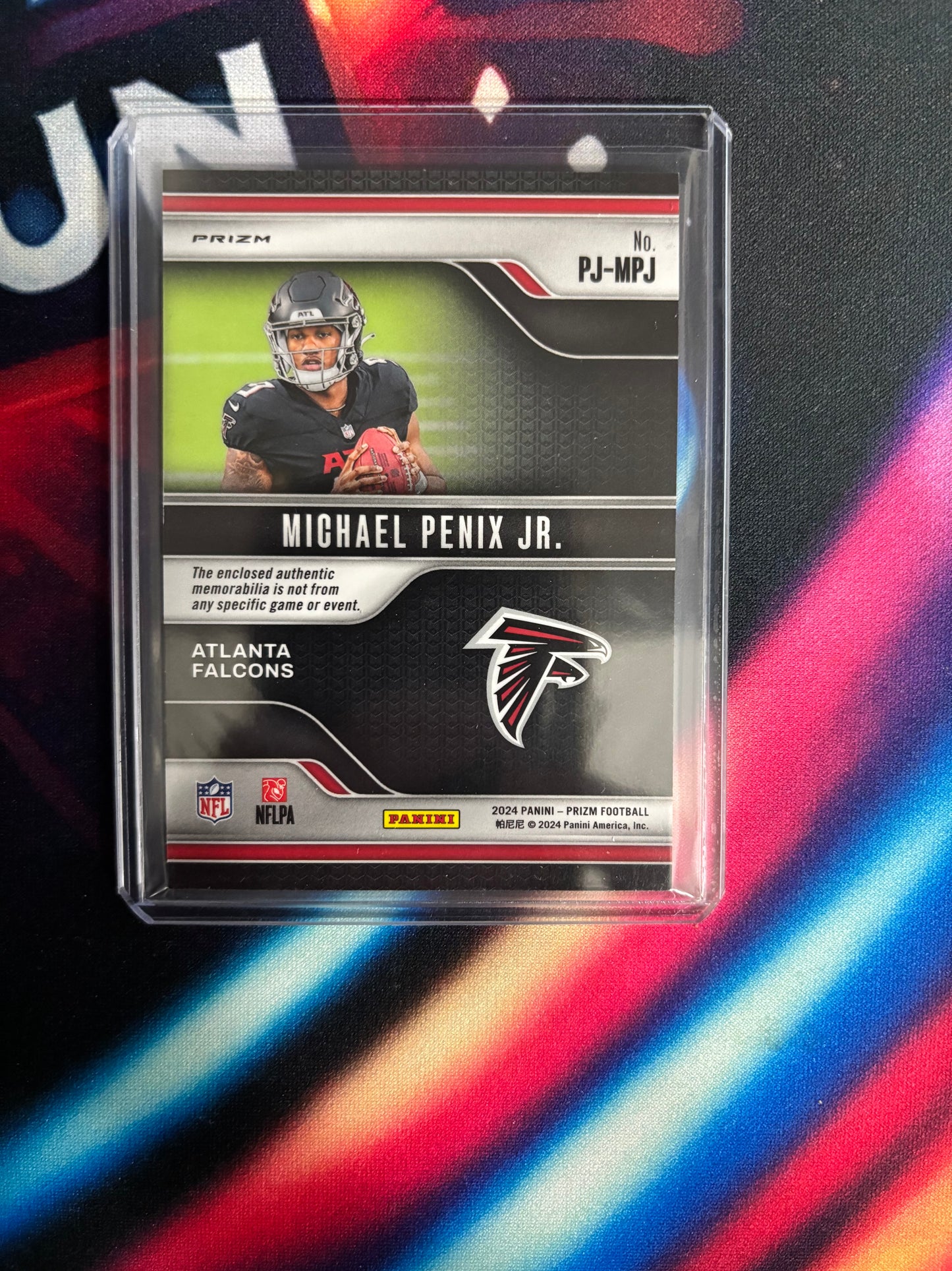 2024 Panini Prizm Michael Penix Jr. Premier Jersey RC #PJ-MPJ
