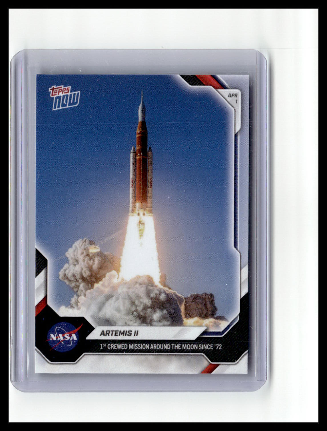 Topps Now Artemis II 1st Crew Mission Since 1972 - Front